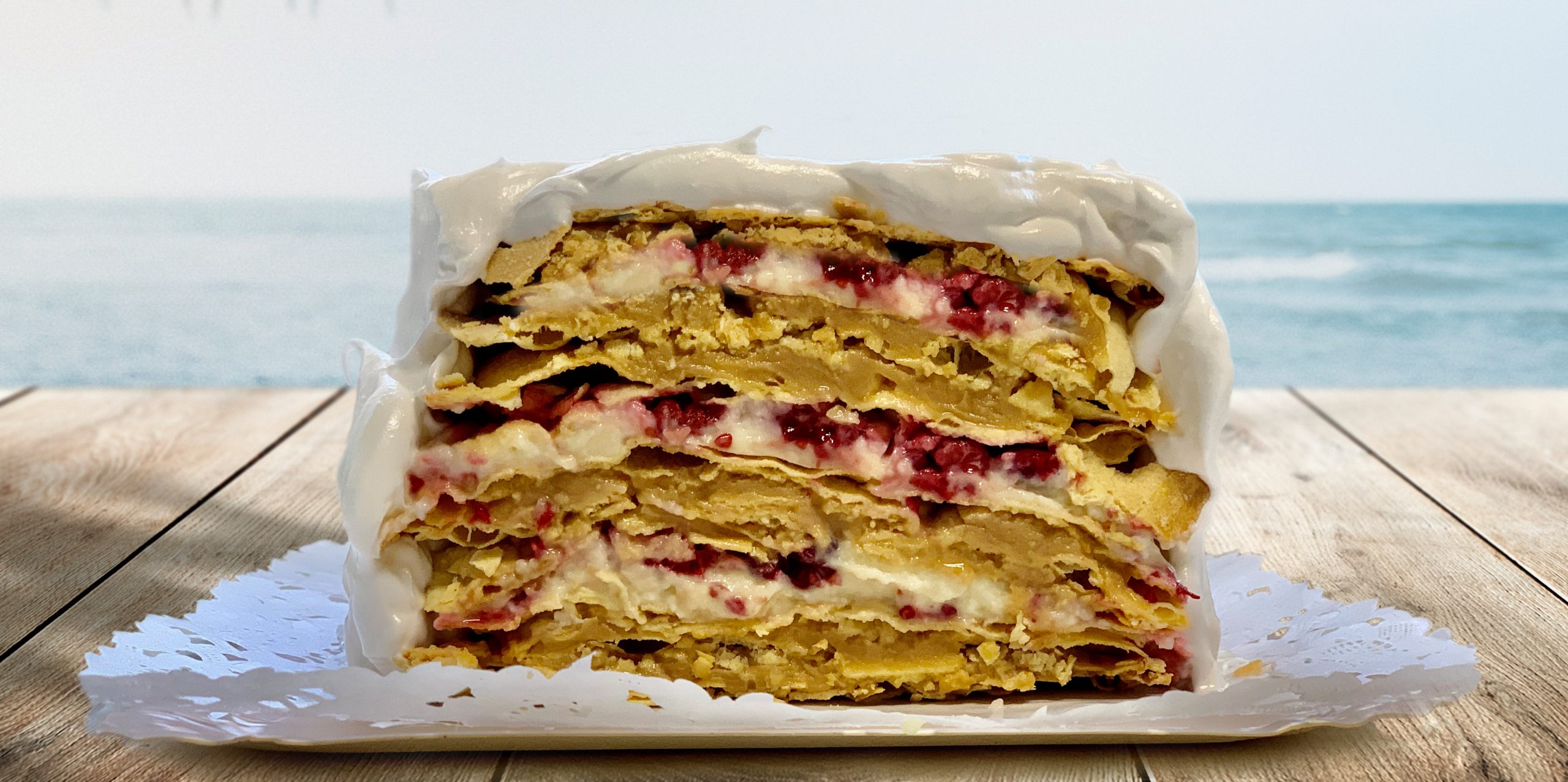 Wooden board empty table top on of blurred background. Perspective brown wood table over blur in coffee shop background - can be used mock up for montage products display or design key visual layout.